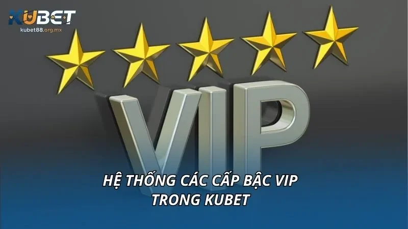 Hệ thống các cấp bậc vip trong KUBET