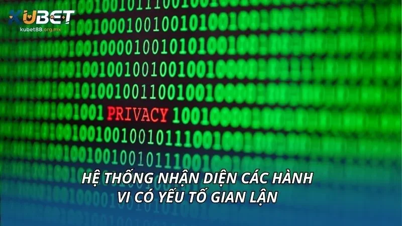 Hệ thống nhận diện các hành vi có yếu tố gian lận